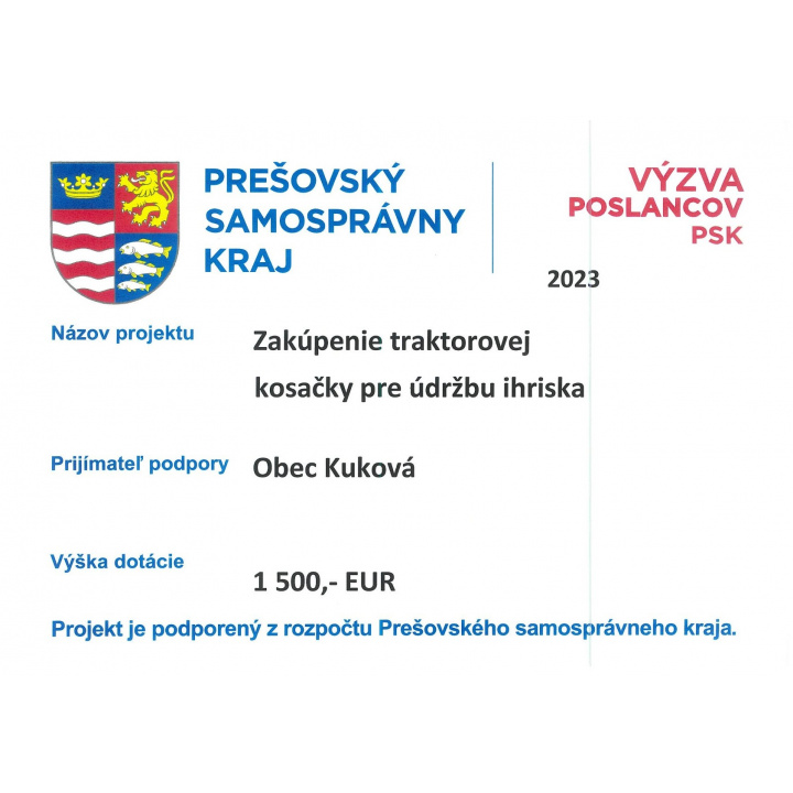 Výzva poslancov PSK 2023